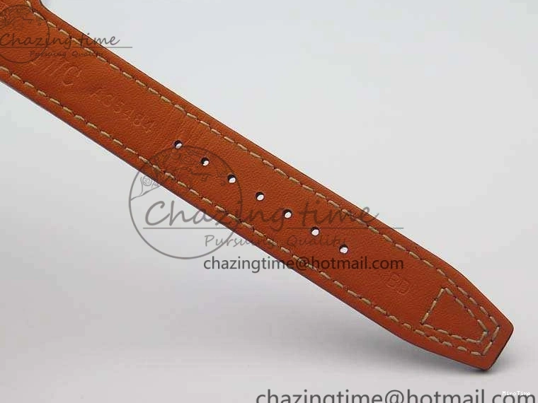 MIROTIME 0510 Popular Big Pilot Real PR IW502706 RG YLF 1:1 Best Edition Brown Dial On Calfskin Strap A 7223
